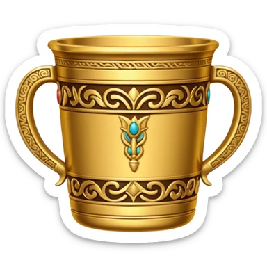 inca drinking cup sticker