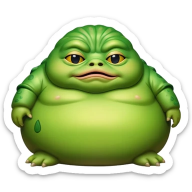 Jabba The Hutt sticker