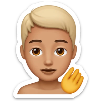 Sólo que muestre la cara sticker