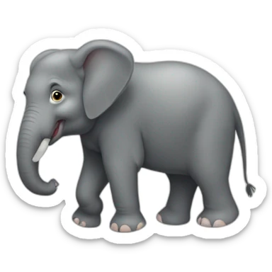 russki elephant sticker