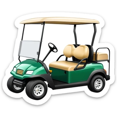 Club car golf cart sticker