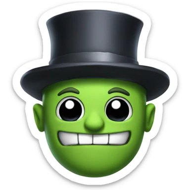 spike from brawlstar with tophat sticker