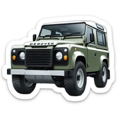 series 3 land rover defender sticker