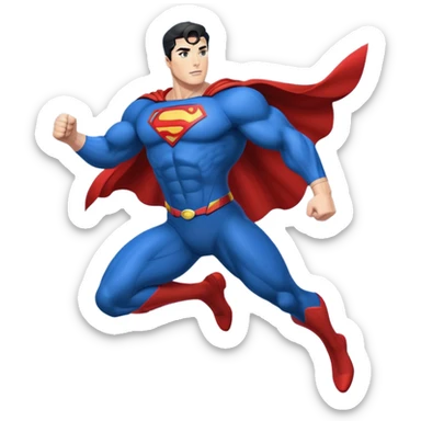 Super man voando  sticker