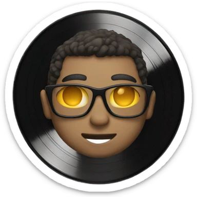 vinyl enthusiast sticker