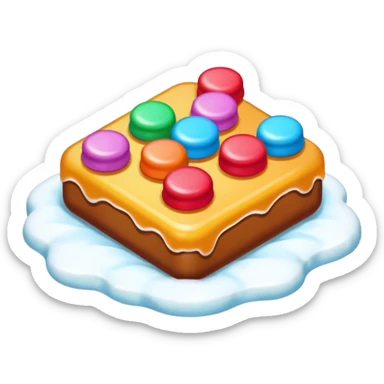 taffy on snow sticker