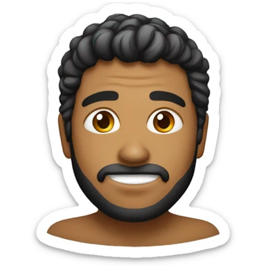 Moça olhos castanhos claros, cabelo preto medio, segurando uma caneca sticker