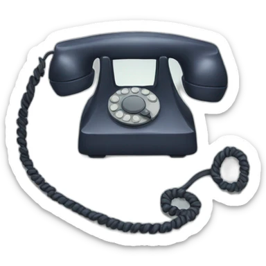 Telephone sticker