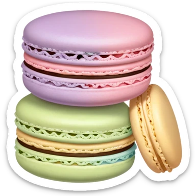 macaroon sticker