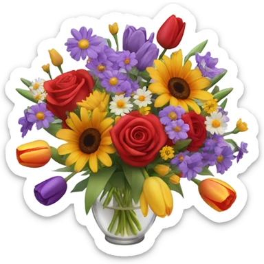 Flowers sticker