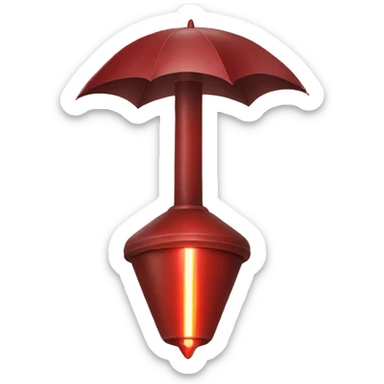 red flashing  sticker