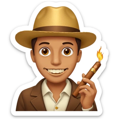 gold tooth with cigarnews sticker