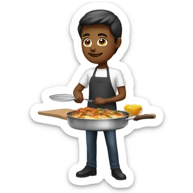 Cooking sticker