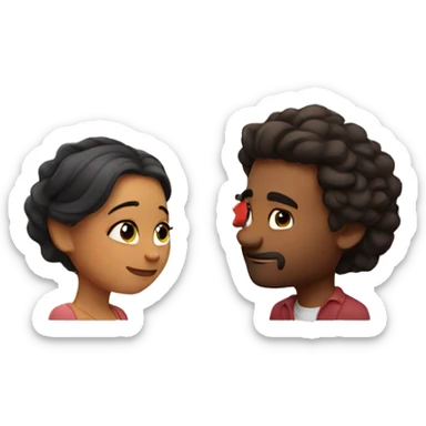 The most romantic couple  sticker