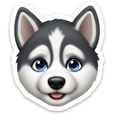 Husky puppy  sticker