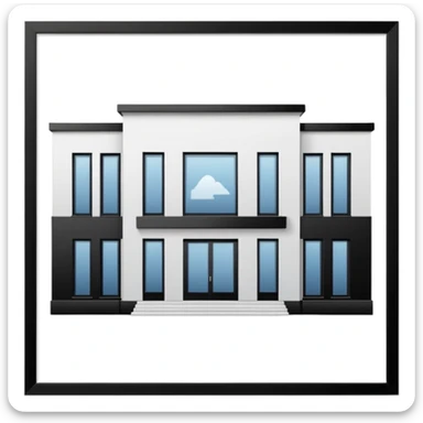 white museum sticker