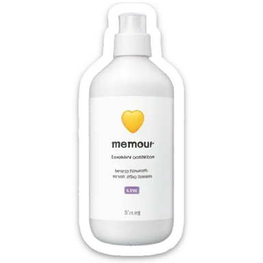 leave-in conditioner bottle with label sticker