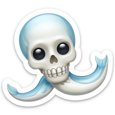 swim bone  sticker