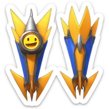 Super Sonic legend logo rocket league sticker