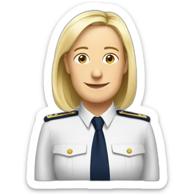 Marine lepen sticker