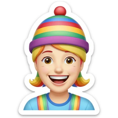 A person making fun of pride month  sticker