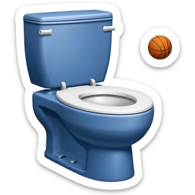 LeBon Bon basketball skibidi toilet sticker