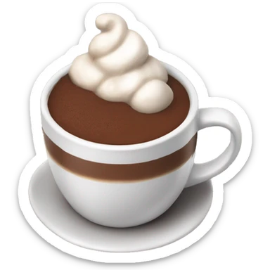 hot chocolate  sticker
