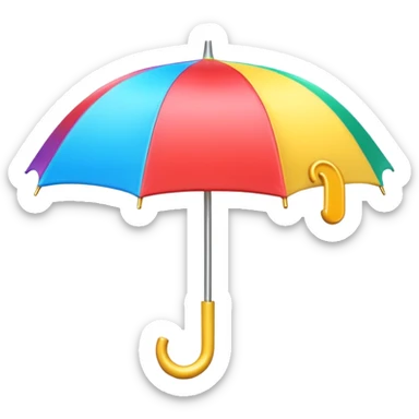  Umbrella 3D emoji png sticker
