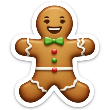 Gingerbread sticker