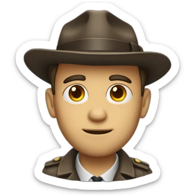detective isaac emoji sticker