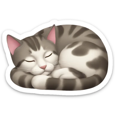 CAT SLEEPING sticker