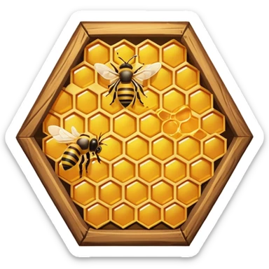 bee hive sticker