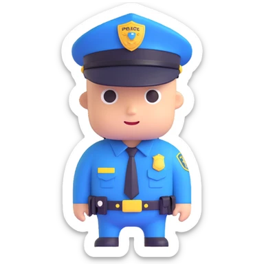Police sticker