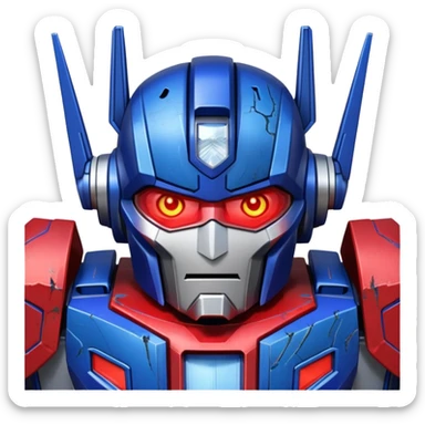 Optimus prime sticker