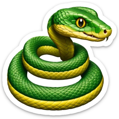 cap snake sticker