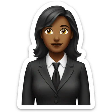 a woman lawyer sticker