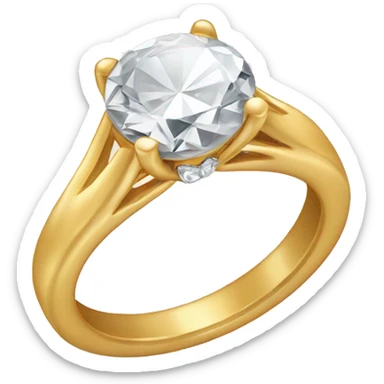 engagement ring  sticker