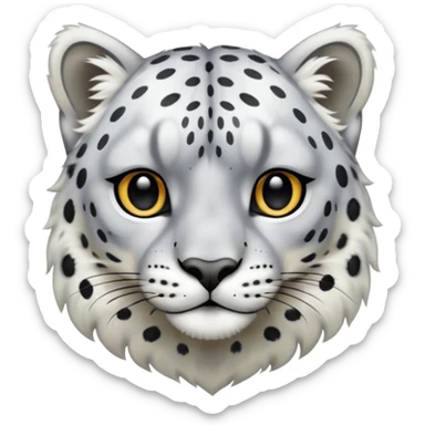  Snow leopard-whole body sticker