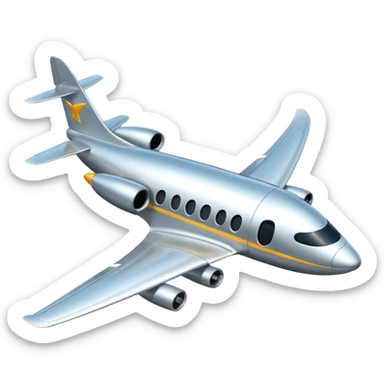 travel item aeroplane sticker