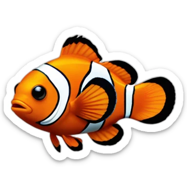 Clownfish sticker