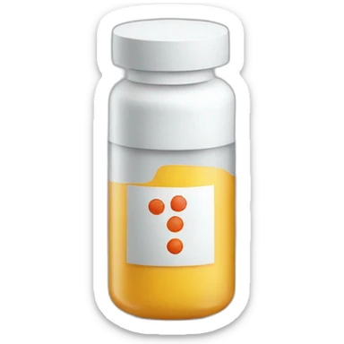 medicine capsule sticker