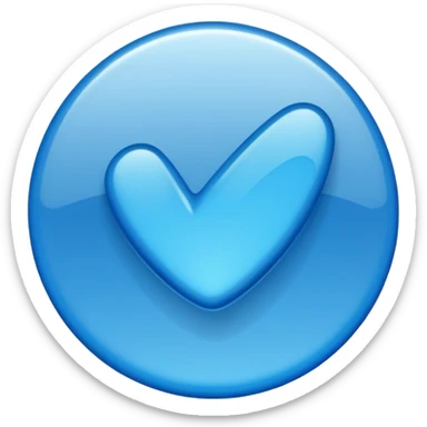 Create a instagram verified blue tick sticker