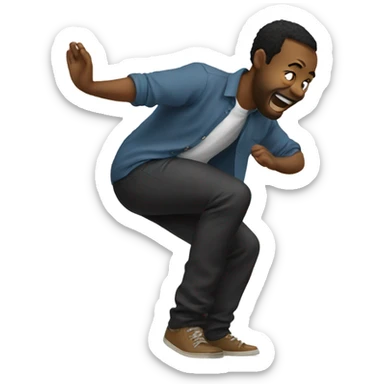 A man twerking sticker