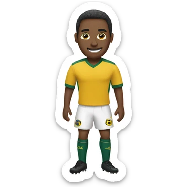 A soccer football sticker
