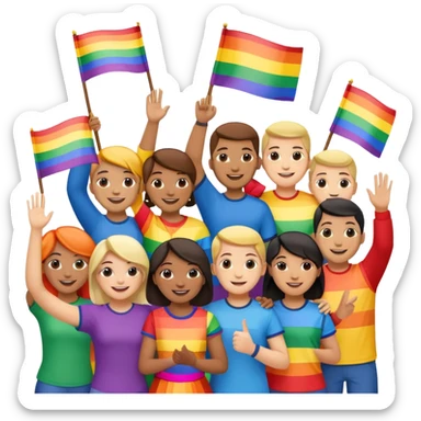 pride charcters sticker