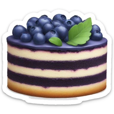 blueberry cake  sticker