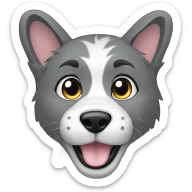 Gray Paws sticker