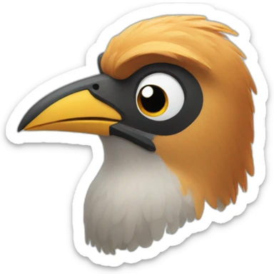 bird head animoji sticker