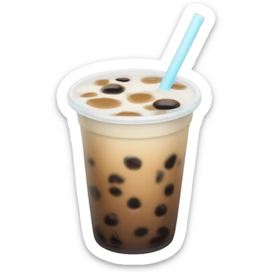 Boba tea sticker
