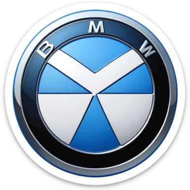 BMW logo sticker